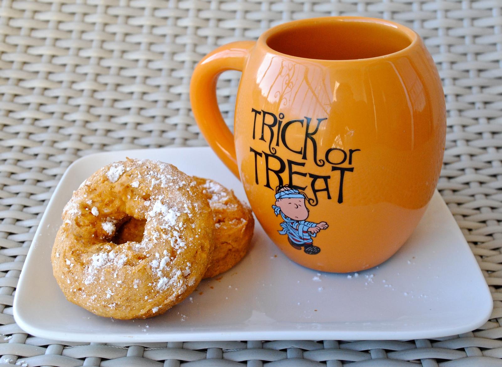 2-Ingredient Pumpkin Donuts.