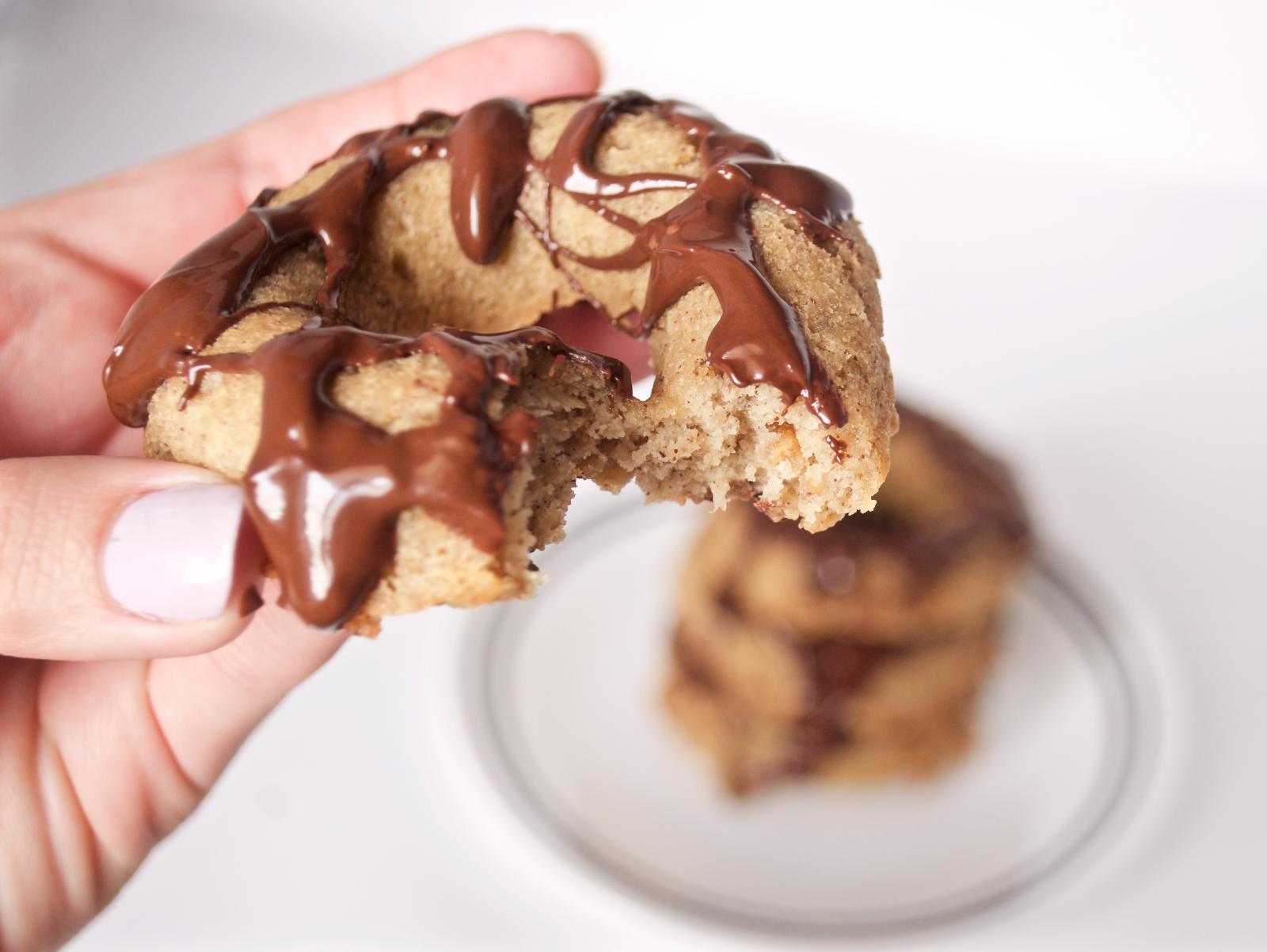 Chunky Monkey Protein Donuts