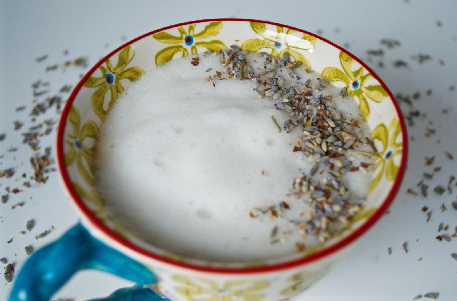 Lavender Almond Milk Latté