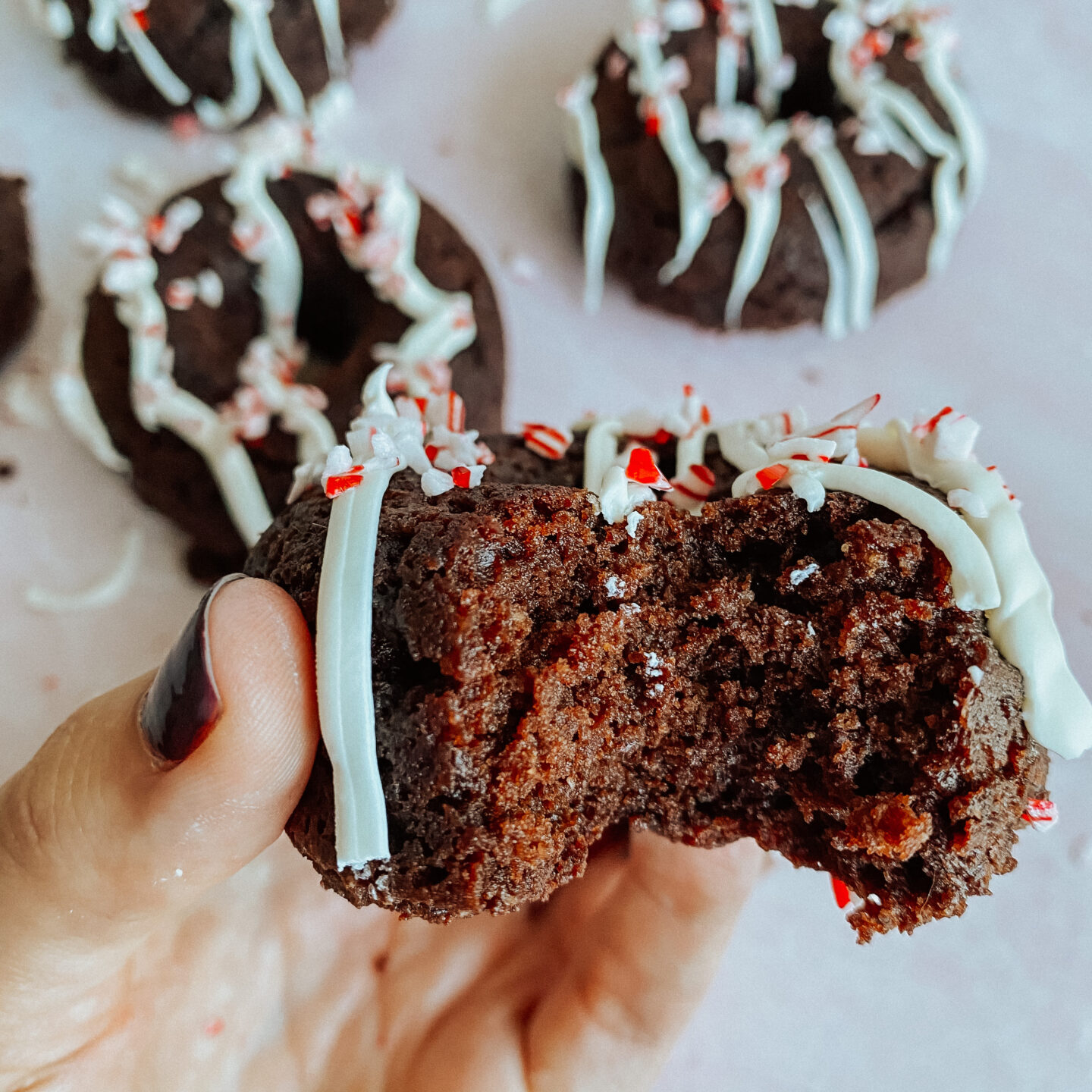Chocolate Peppermint Donuts (GF/DF)