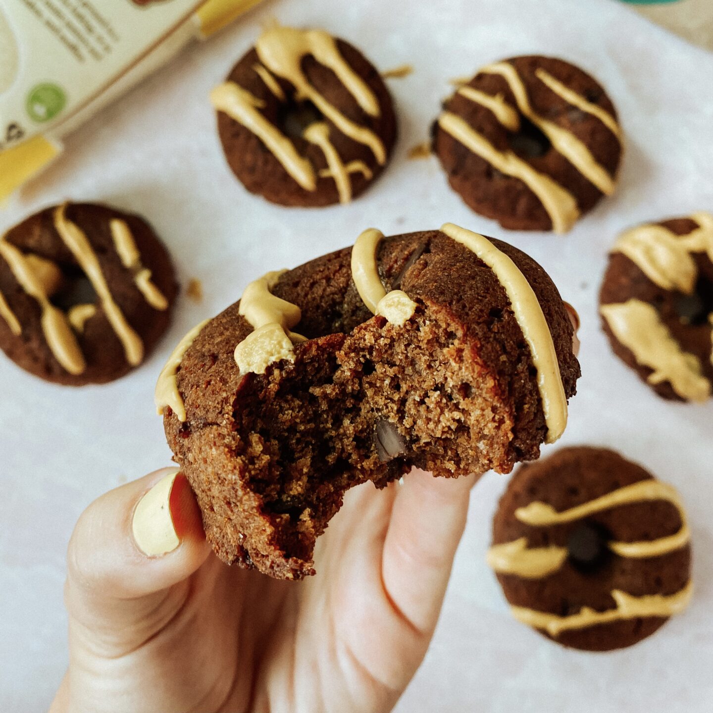 Double Chocolate Peanut Butter Donuts (GF/ Vegan Option) + Other Recipes for National Donut Day!